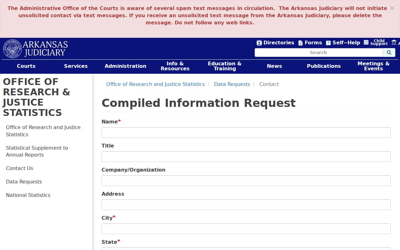 Cleburne County civil court docket compiled information form